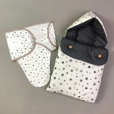 Star Theme Flap Carrynest + Swaddle For Baby